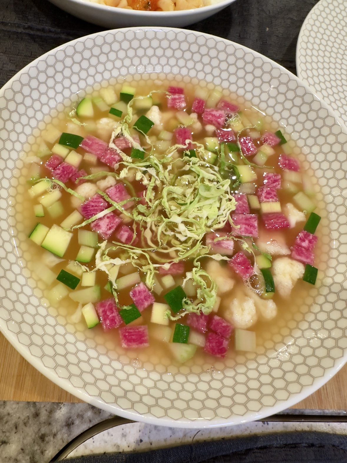 Vegetable consommé